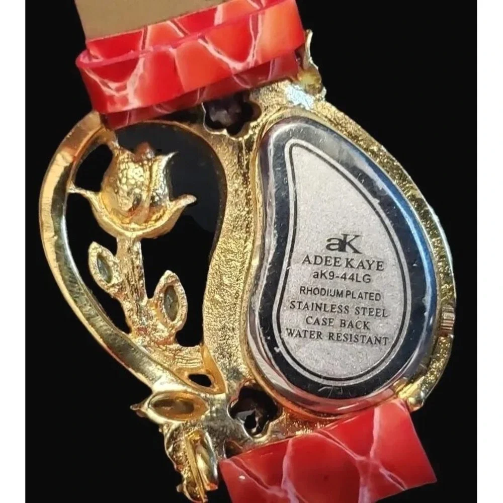 Adee Kaye‎ womens multi rhinestone watch AK-9 44LG